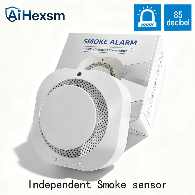 ระบบเตือนภัยควันไฟแบบอิสระ ติดตั้งง่าย สำหรับบ้านและสำนักงาน เพื่อความปลอดภัย 1