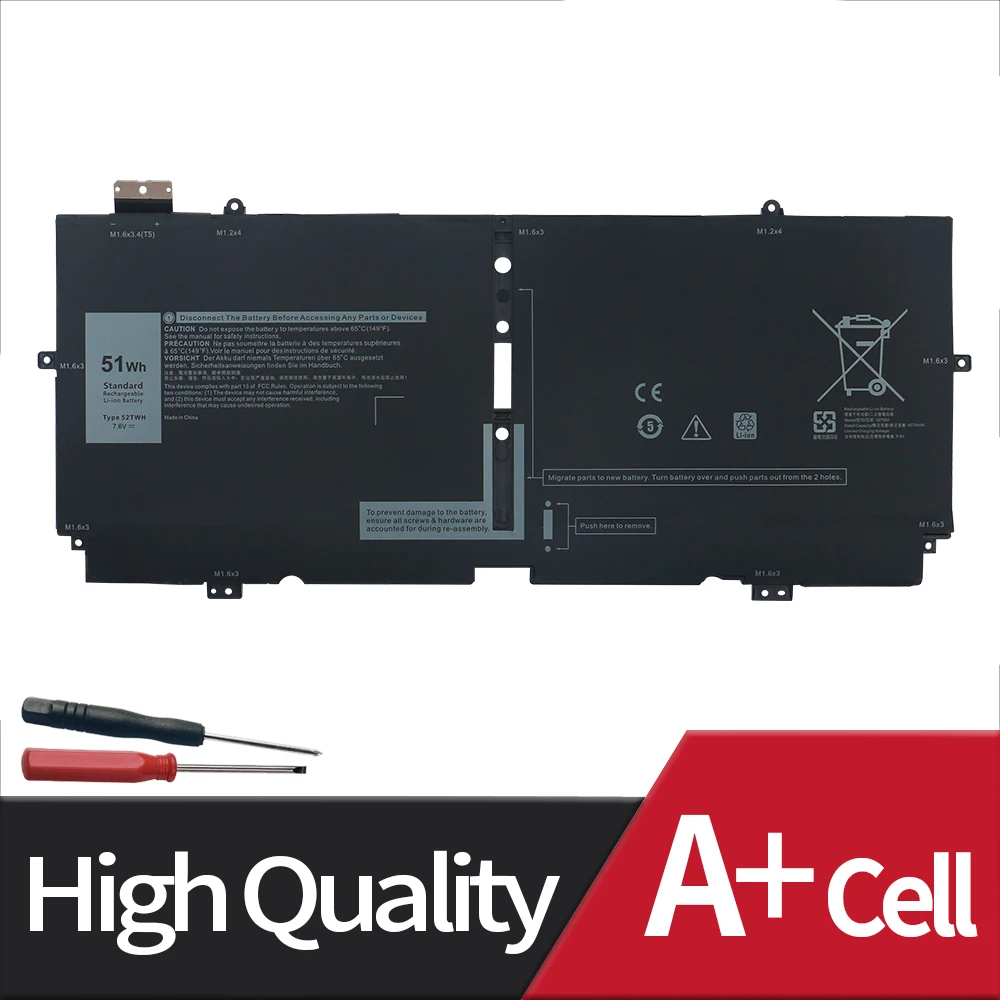 Batería Para Laptop Dell X1w0d Xps 13 9310 Original Negro | Cuotas sin interés