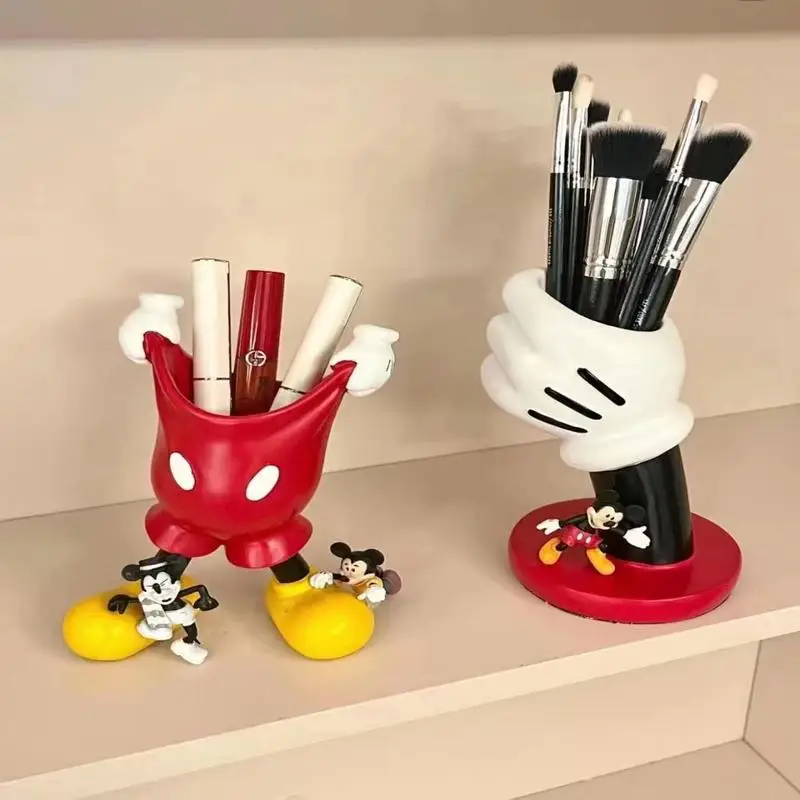 Kawaii Disney Mickey Glove Pen Holder Desktop Decoration