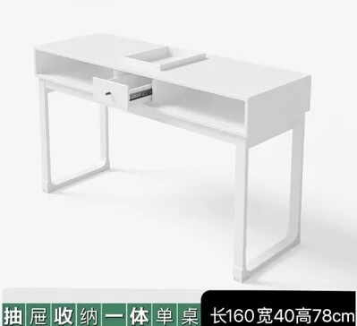 Description Picture 2 of itemNail enhancement tables and chairs, Japanese style, single and double person, solid wood with drawer, economic type