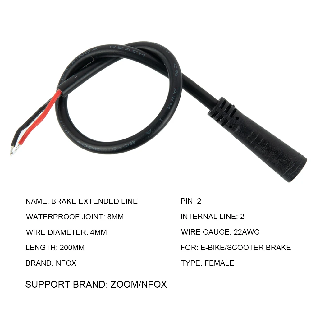 

Ebike Display Connector Signal Line Extension Cord 2-3-4-5-6 Pin Cable Waterproof Connector For Electric Scooter E-Bike