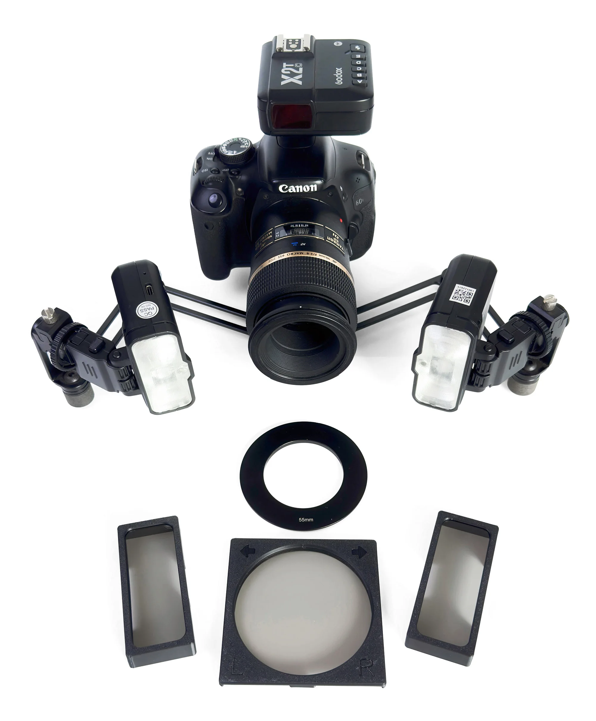 Godox MF12 Kamera-Polarisator-Set für Zahnfotografie, Kreuzpolarisation, keine Reflexionen, Flash-Fotokit für Zahnärzte – Detail 7