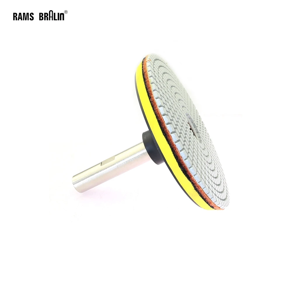 1 piece 6"/150mm Diamond Flexible Polishing Pads M14 Nozzle for Grinder