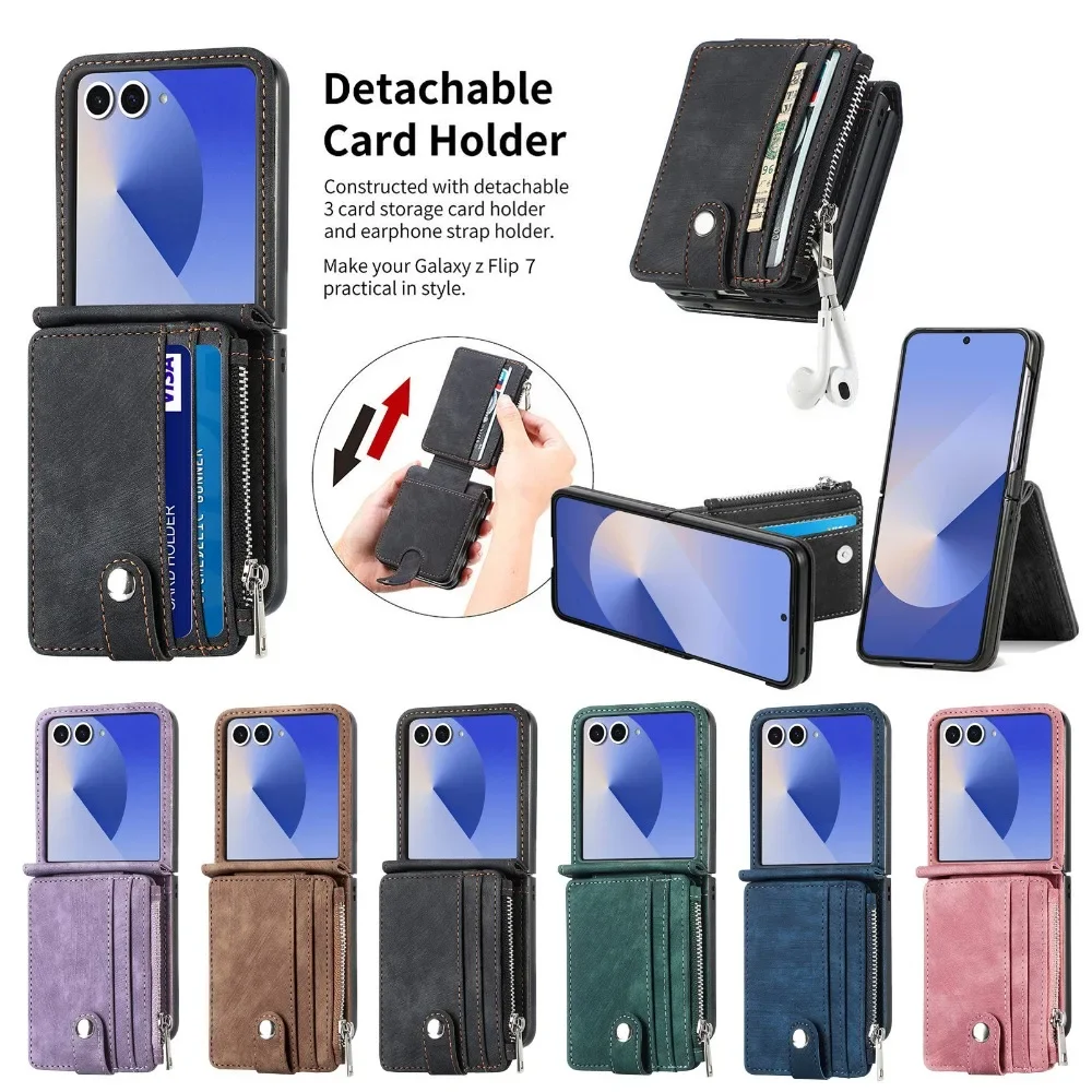 Versatile 2-in-1 Detachable Card Holder Wallet Phone Case