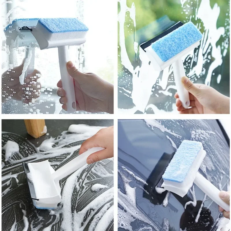 Window Cleaner Brush for Outdoor Glass Door Car Windshield Home