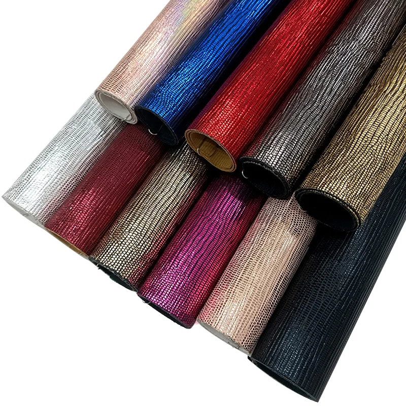 

Embossed Metallic Laser PU Mirror Vinyl Faux Fabric Leather Sheet for Making Shoe Upper/Decorative/DIY Accessories/Bag30*135CM