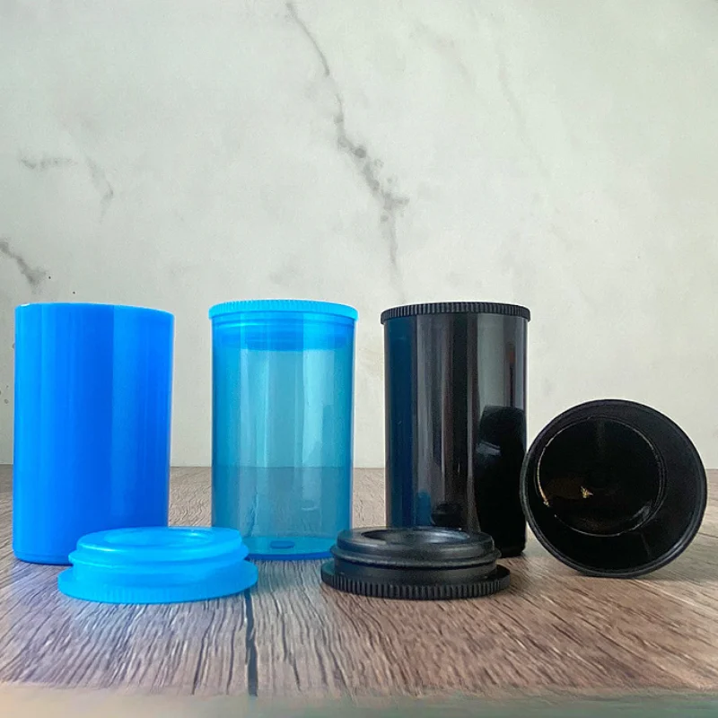 Plastic Empty Film Canister Camera Reel Container Storage Case Can Accessories Art Beads Coin Pill Fishing Bait 10Pcs
