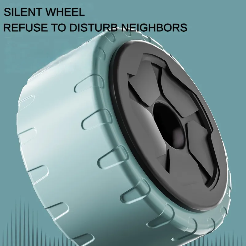 Healthy Abdominal Wheel Automatic Rebound Four-Wheel Abdominal Roller Exercise Muscle Exercise Fitness Equipment