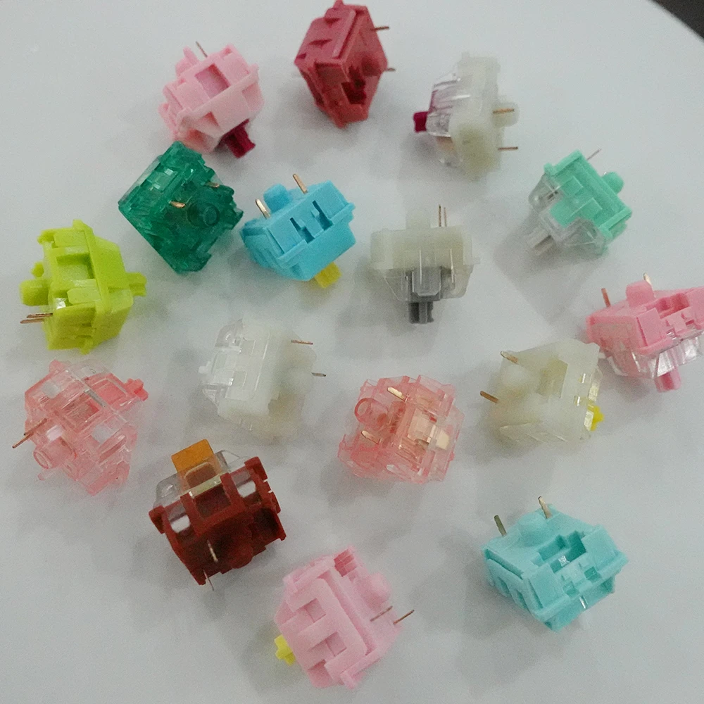 Ktt Switch Linear Tátil Ktt Kang Branco v3 Santo Panda Mar Sal Limão Mints Rosa Querida Interruptor para Interruptores de Teclado Mecânicos - Imagem 2