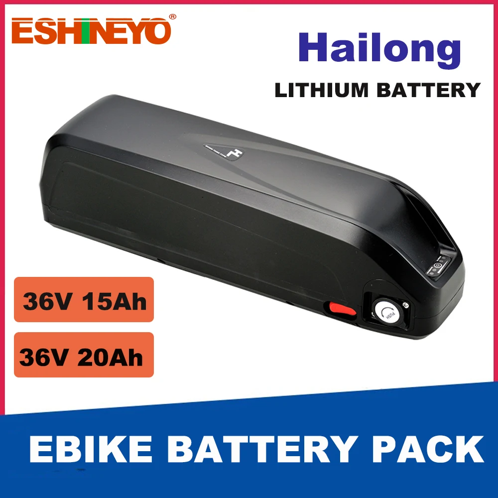 Down Tube Frame Hailong Battery Bicycle 36 Volt 13ah Lithium Ion