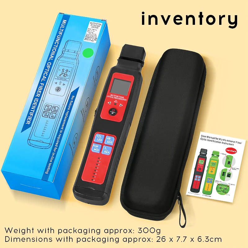 MAYTO  Five in one AUA-507/505 Five in one Optical Fiber Identifier +10MW VFL + LED light and RJ45 Network testing