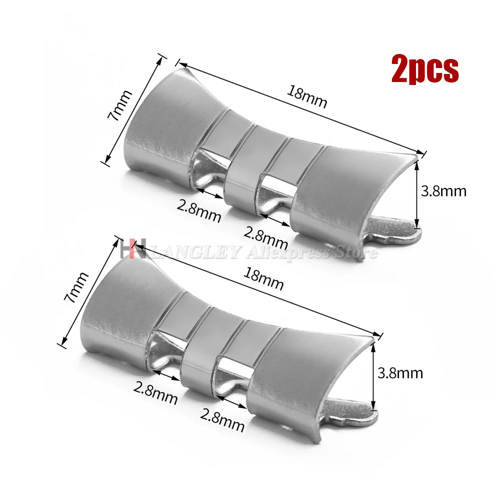 Curved End Stainless Steel Adapter