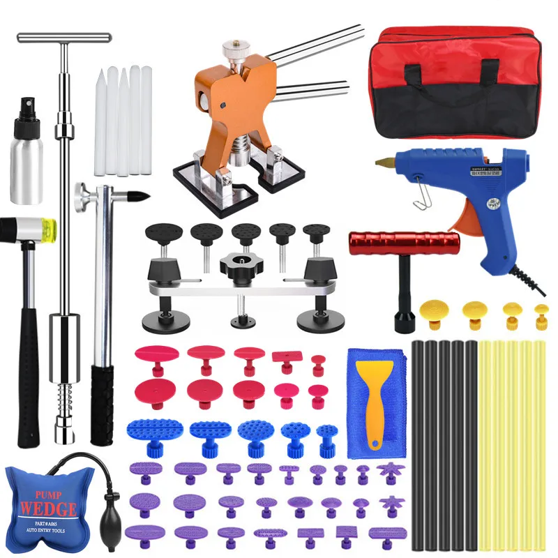 Furuix Tools Paintless Dent Repair Tool Dent Puller Kit Car body repair for hail damage sheet metal repair