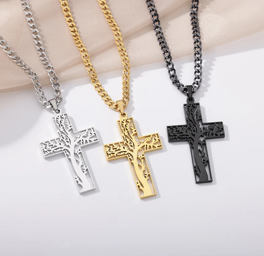 Stainless Steel Necklaces For Women Black Color