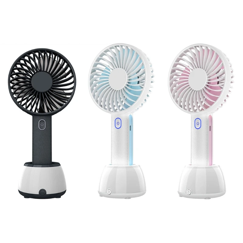 

Potable USB Handheld Fan Mini Cooling Fan 3 Wind Speeds Desktop Cooling Fan