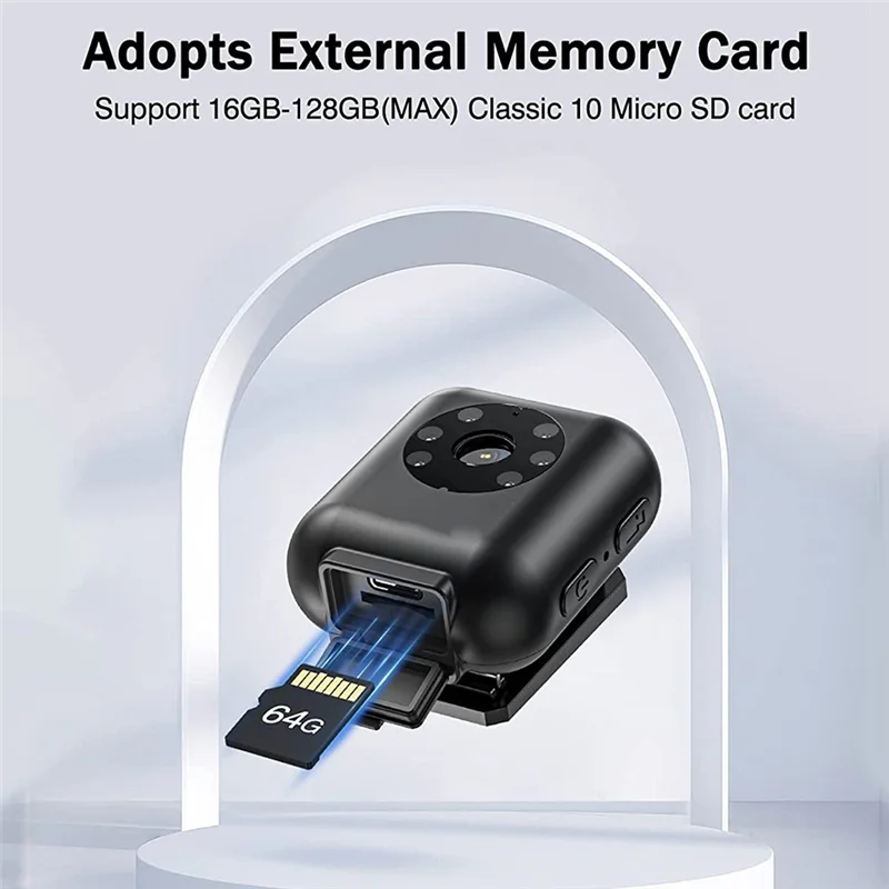 CJSD-1 Piece Body Worn Camera 1080P Video Camera 950Mah Battery 5Hours Video Mini Sport Camera