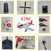 Original Wltoys XK A280 RC Airplane Components and Parts Accessory Propeller Motherboard Fuselage Light bar Remote Control 1