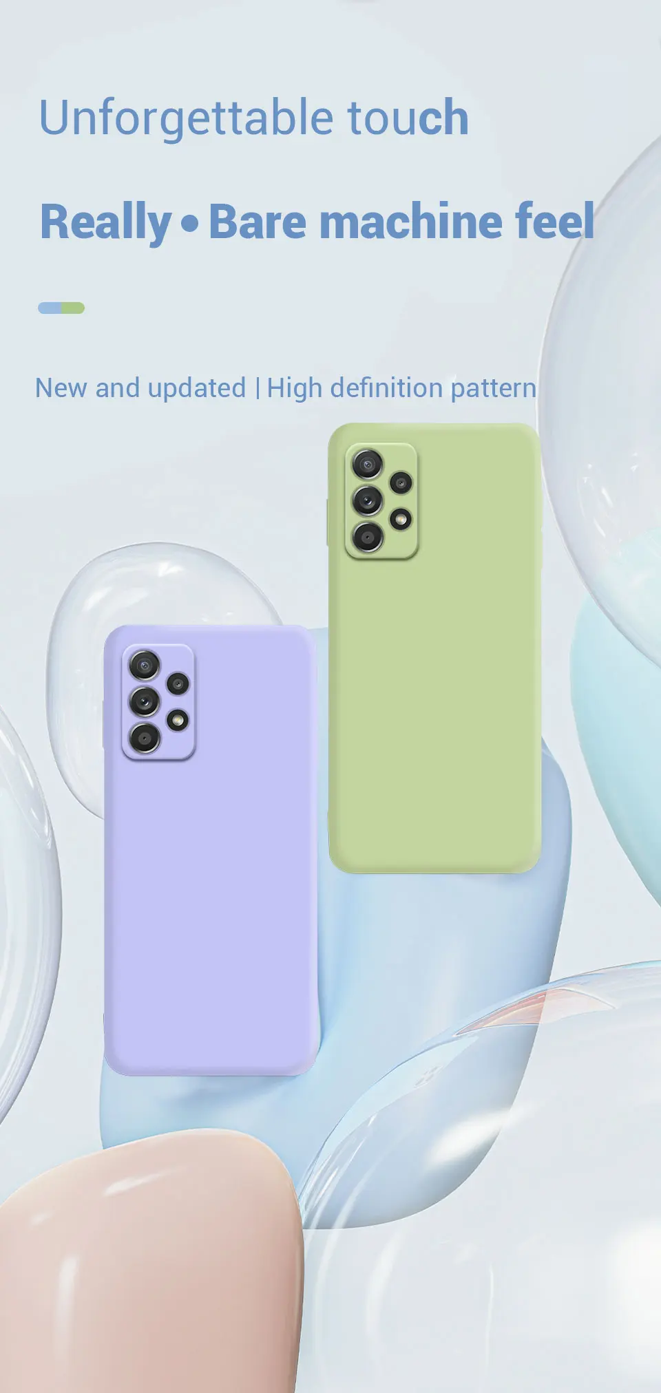 Liquid Silicone Soft Case for Samsung Galaxy A52 A72 A13 A23 A33 A53 A73 A04 A04S A04E A14 A24 A34 A54 A22 A32 5G Cover Fundas
