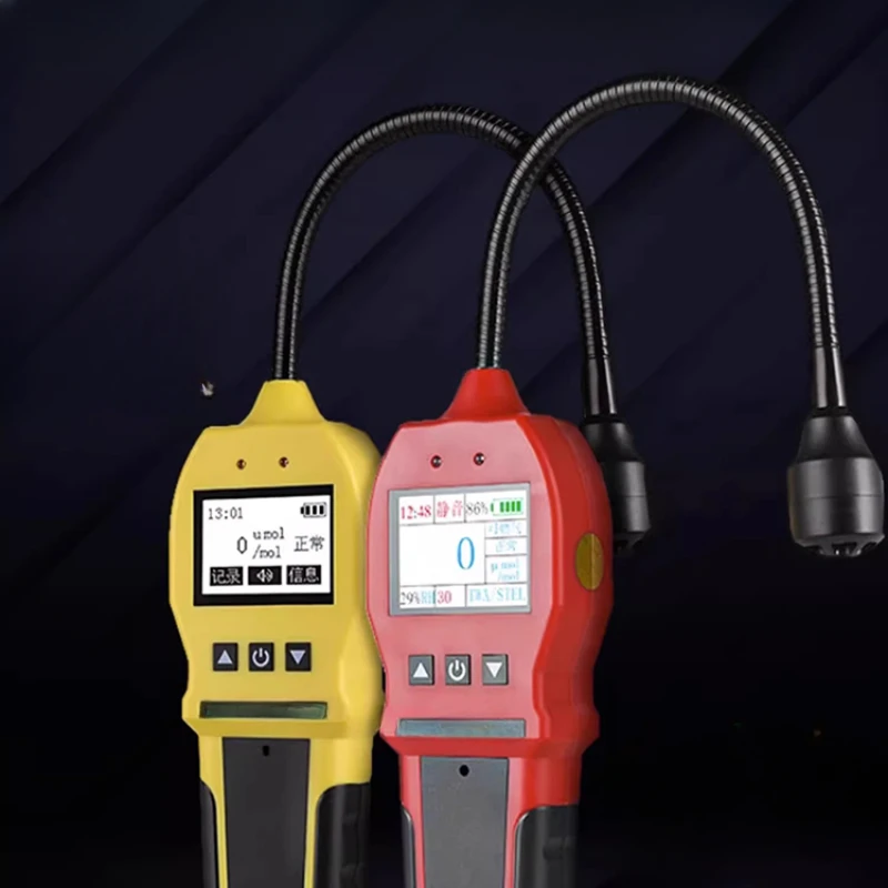 

Portable combustible gas leak detector alarm