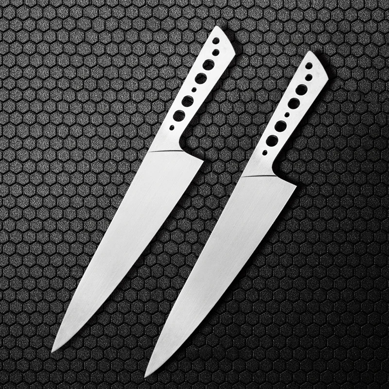 CustomKitchenChefKnife440CSteelFullTangKnifeBladeBlanksWholesaleToolsOEMODM