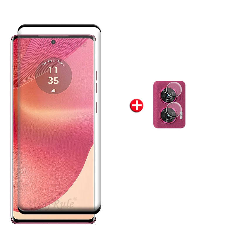 Advanced 6-in-1 Glass Screen and Lens Protector - 9H Curved Shield