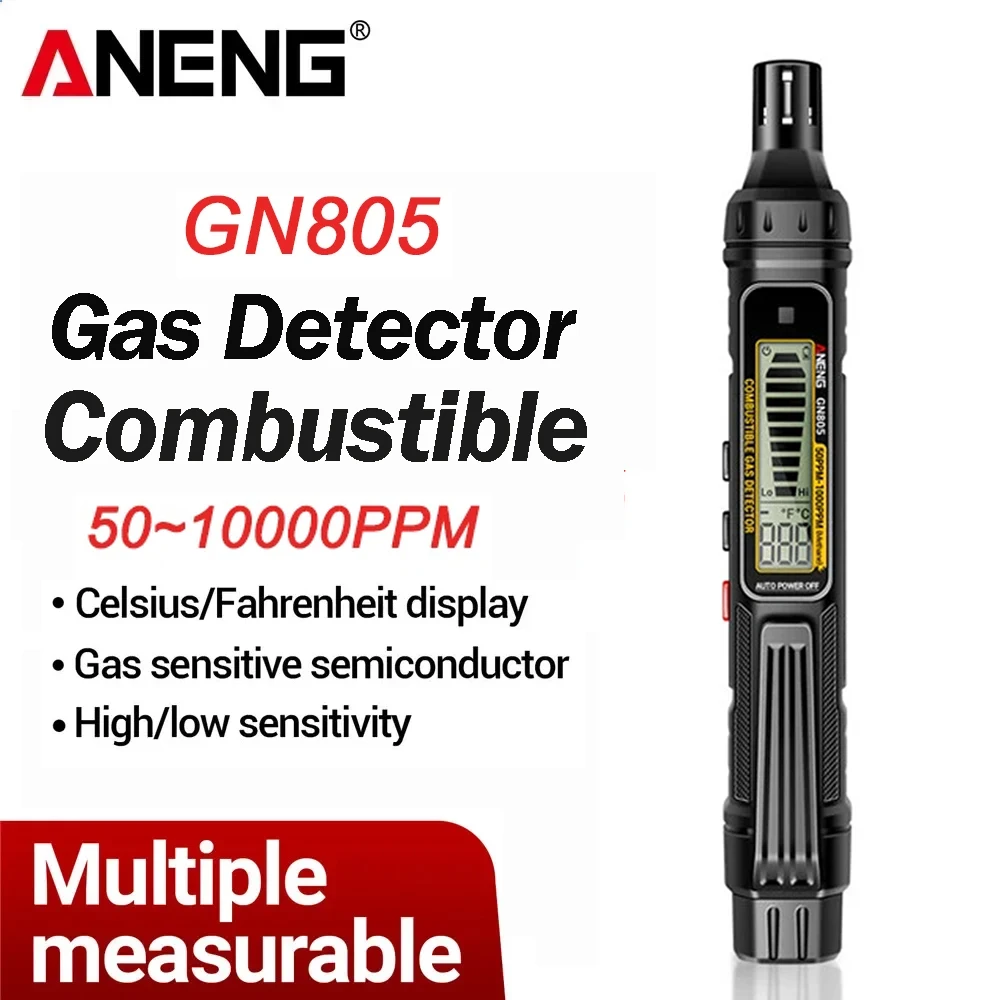 Combustible Gas Detector Household Natural Gas Leak 50~1000PPM Sound Alarm LPG Leak Detection Tools