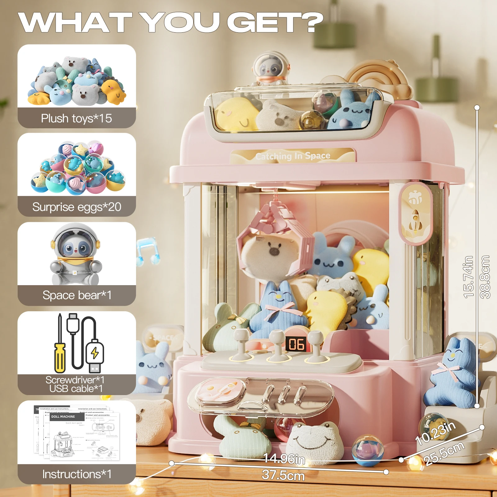 Clip Doll Game Machine Clip doll machine