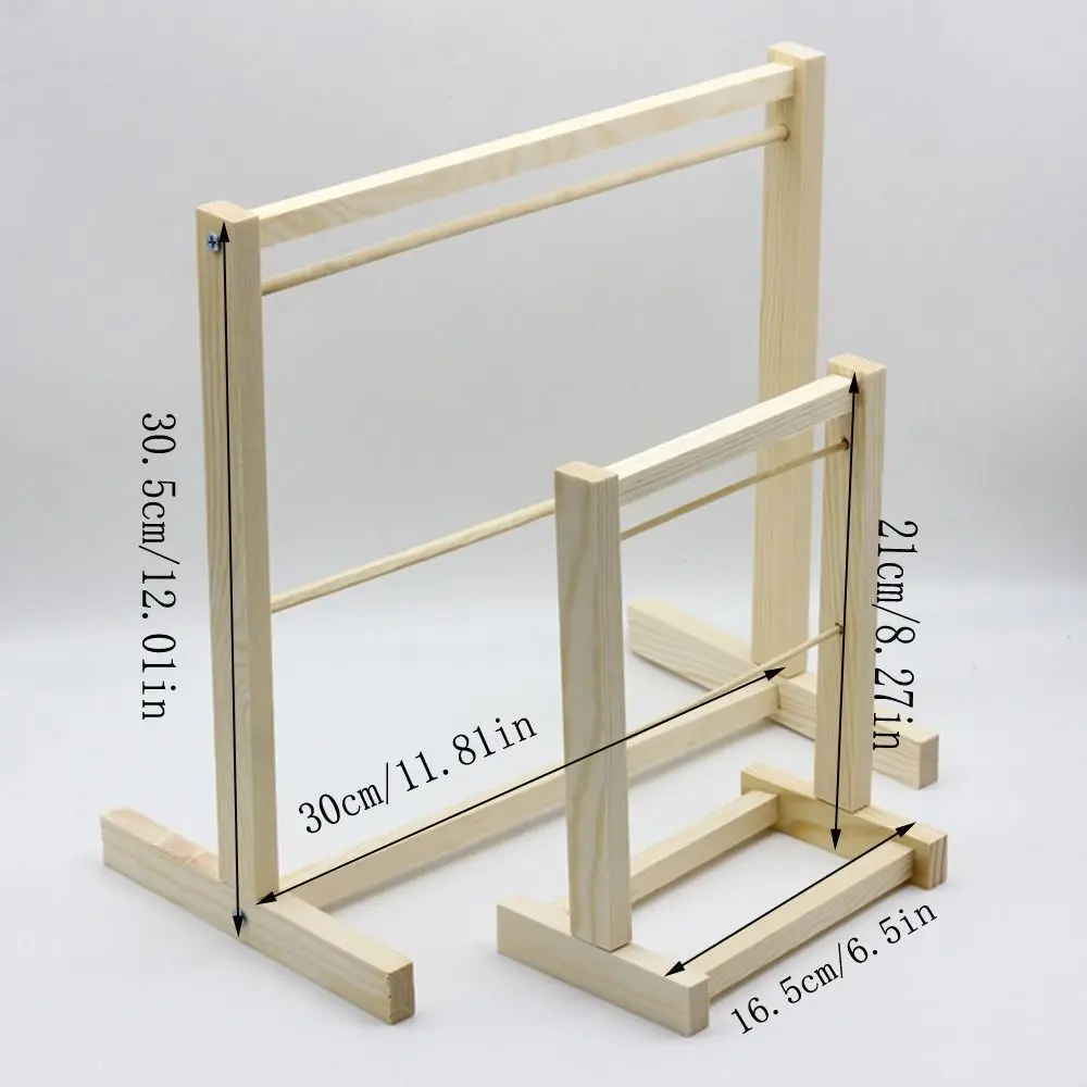 Dollhouse Supplies Doll Clothing Hanger Mini Wooden Dollhouse Furniture Toys Simulation Pretend Play Garment Organizer Children