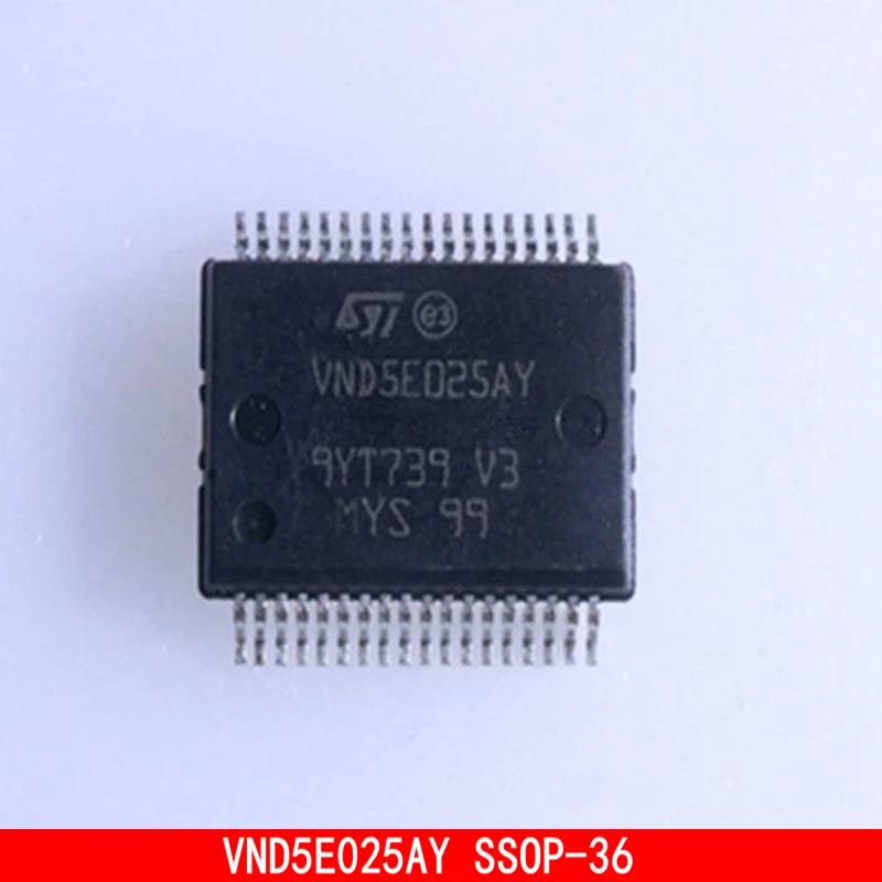 1-10PCS VND5E025AY SSOP-36 Turn signal vulnerable driving chip IC 10pcs lot original mc33972atew mc33972aew mcz33972 ssop 32 automotive vulnerable chip turn signal ics chip