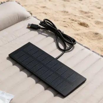 Caricatore Solare 5W 5V con Porta Type-C, Power Bank Portatile per Telefoni, Dispositivi USB, Telecamere di Sicurezza, Campeggio, Emergenze e Pannelli di Backup per Interruzioni di Corrente