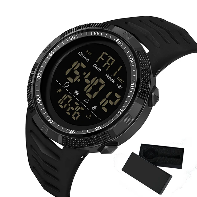 2022 New Digital Men Sports Fashion Watch Calendar Chronograph Alarm Clock 50M Waterproof Military Wristwatch Relogios Masculino 