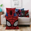 Black White Cool Pillow Covers Sofa Decorative Home HOT Marvels Spiders Man Double-sided Printing Short Plush Cute Cushion Cover 2