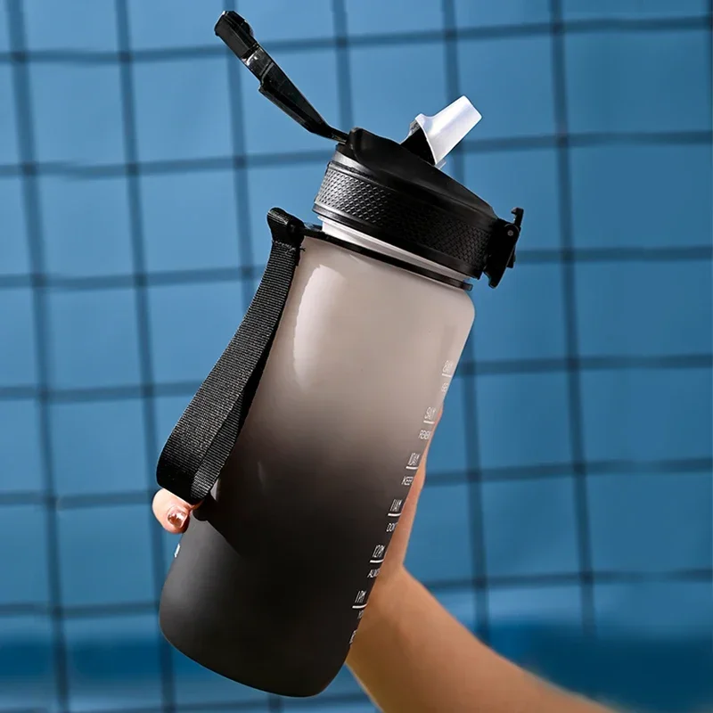 700ML Sports Bottles Motivational Sport Water Bottle Leakproof Bottles Drinking Outdoor Travel Gym Fitness Jugs For Kitchen Cups