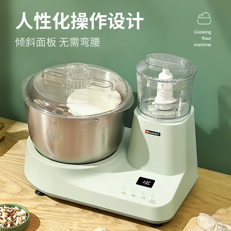 Mixing Machine Small Household Dough Kneading Machine 5 Liters Capacity Multifunctional Meat Grinder Automatic Cooking Machine 5