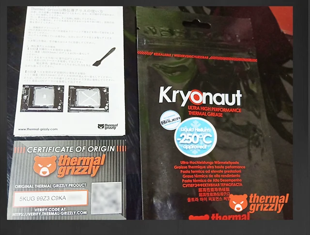 Thermal Grizzly Kryonaut Extreme Thermal Paste, 9ml (4260711990069)