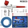 Precision Dual Action Airbrush 6ft Airbrush Hose 0.2/0.3/0.5mm Nozzles Needles for Painting Cake Decorating Model Art Tattoo 1