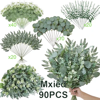 Artificial Eucalyptus Flower Bouquet 1