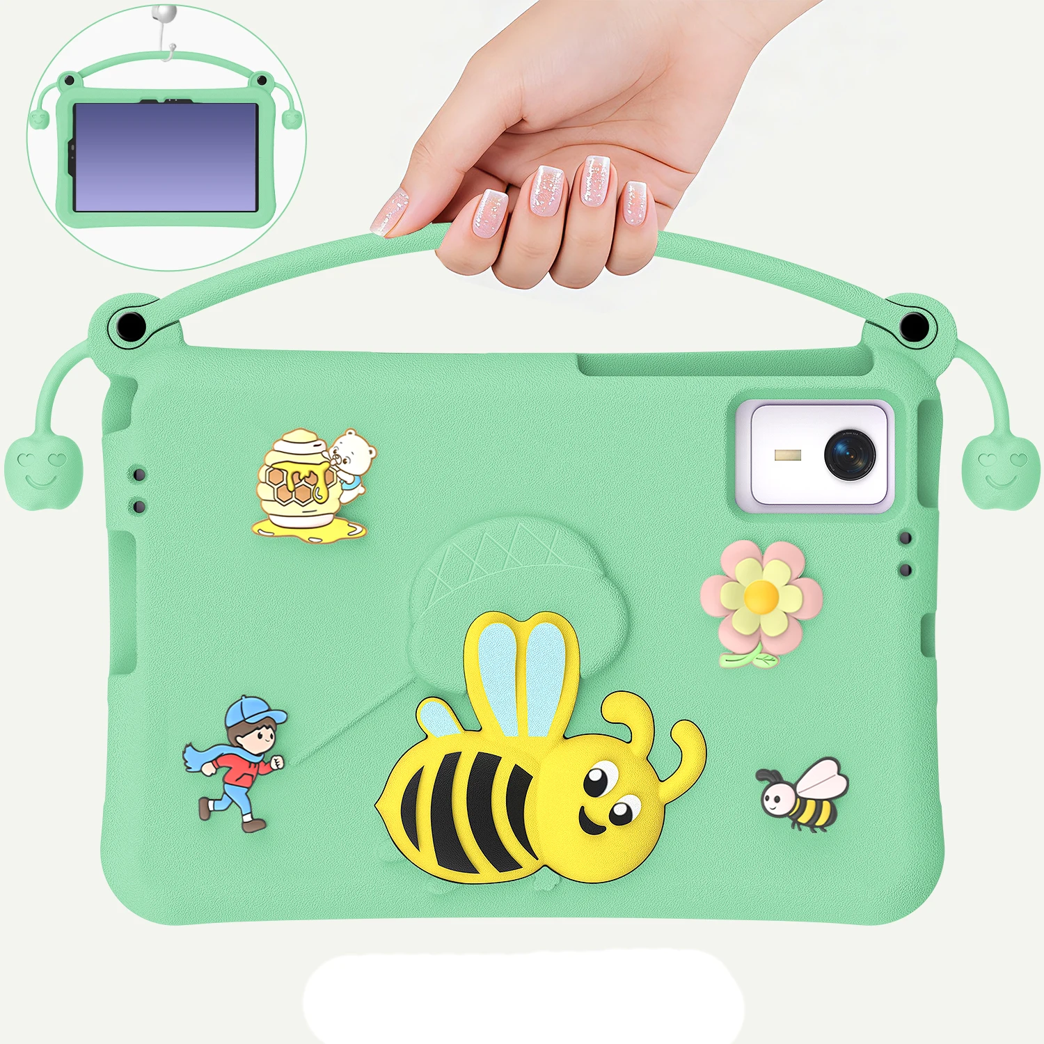 Durable Kids EVA Foam Protective Case with Handle Stand