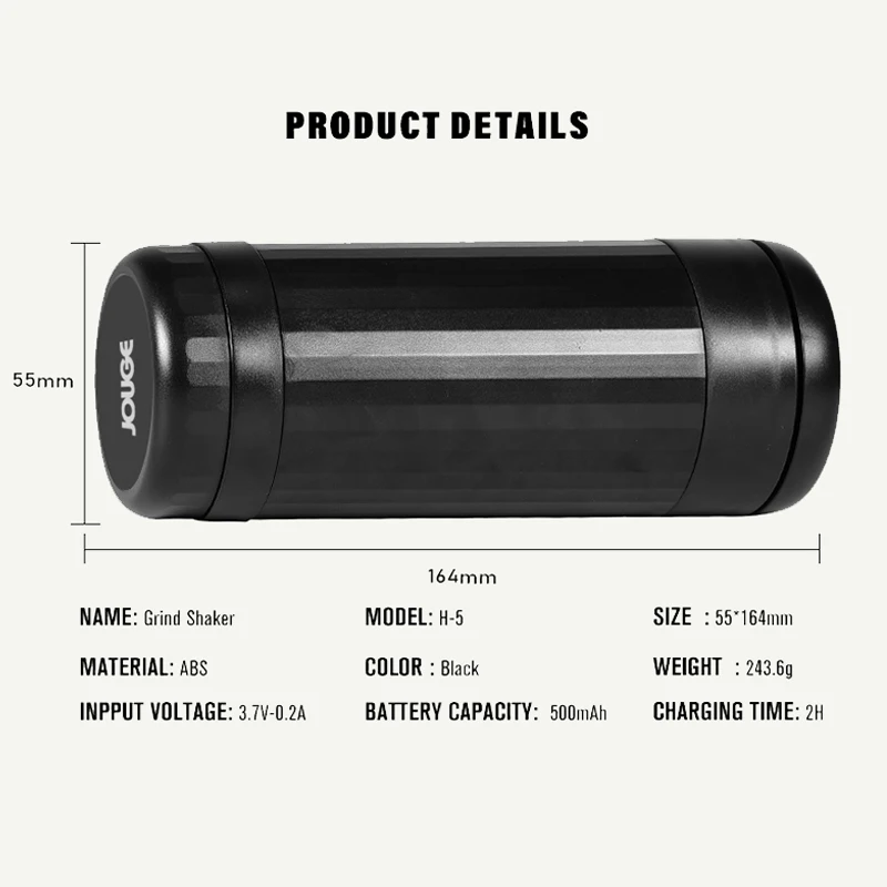 Herb Grinder SMO H5 Plastics Electric Tobacco Grinder Rolling Paper Filling Machine Protable Dry Herb Grass Crusher for Smoking Accessories