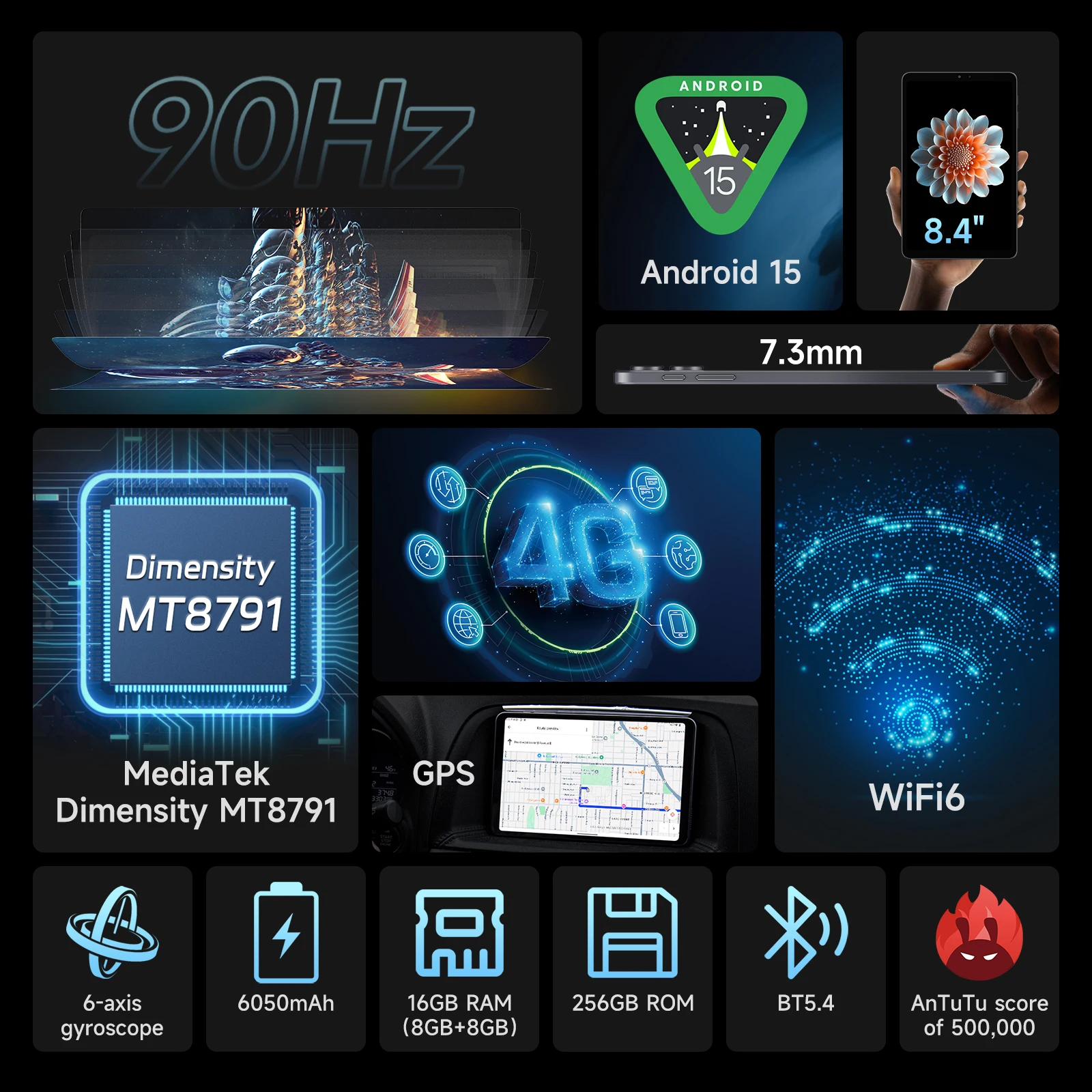 ALLDOCUBE iPlay70 mini Pro タブレット 8.4 インチ 90Hz