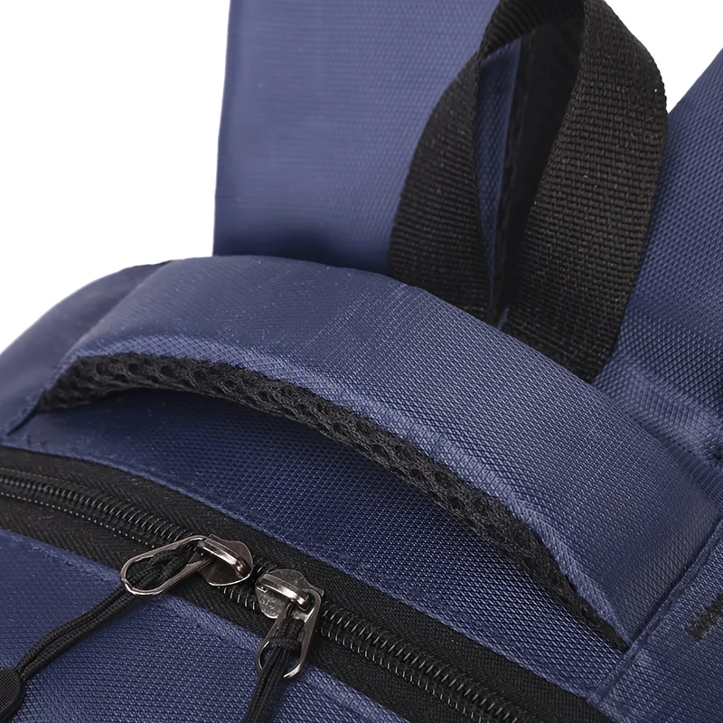 Stylish Men's Nylon Backpack Durable Large Capacity Bag for Business Travel Casual Daypack with Laptop Compartment