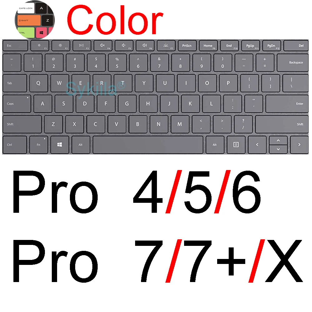 キーボードカバー Microsoft Surface Pro 10 9 7 8 7+ 6 5 4 3 X