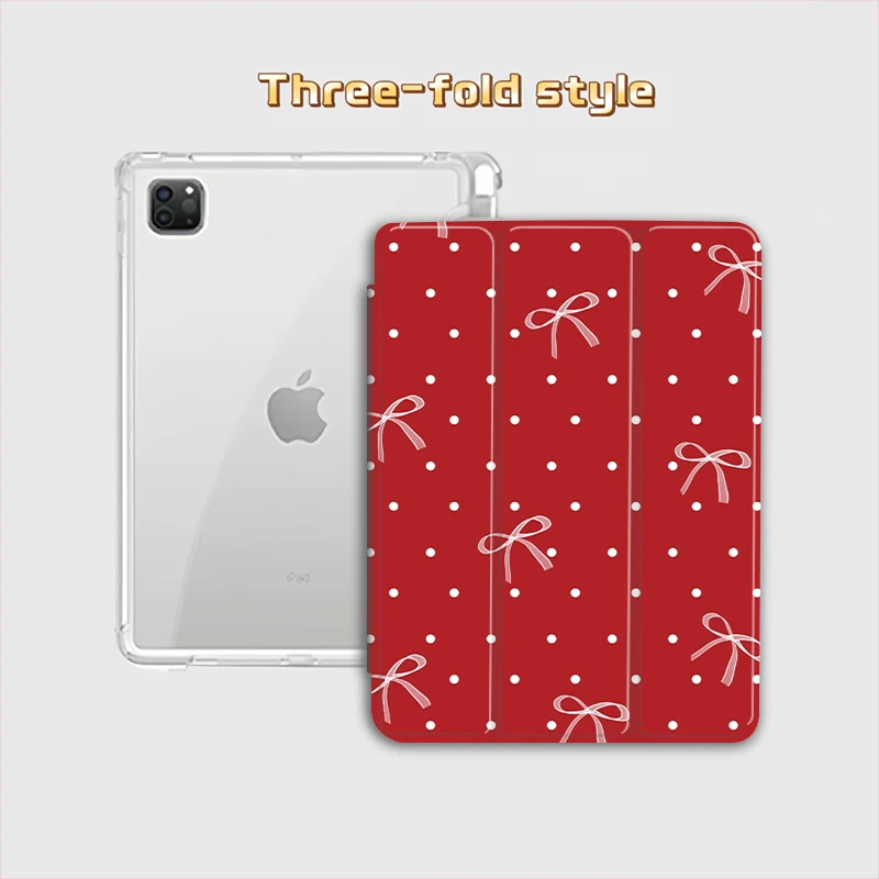 Retro Red Polka Dot Tablet Case