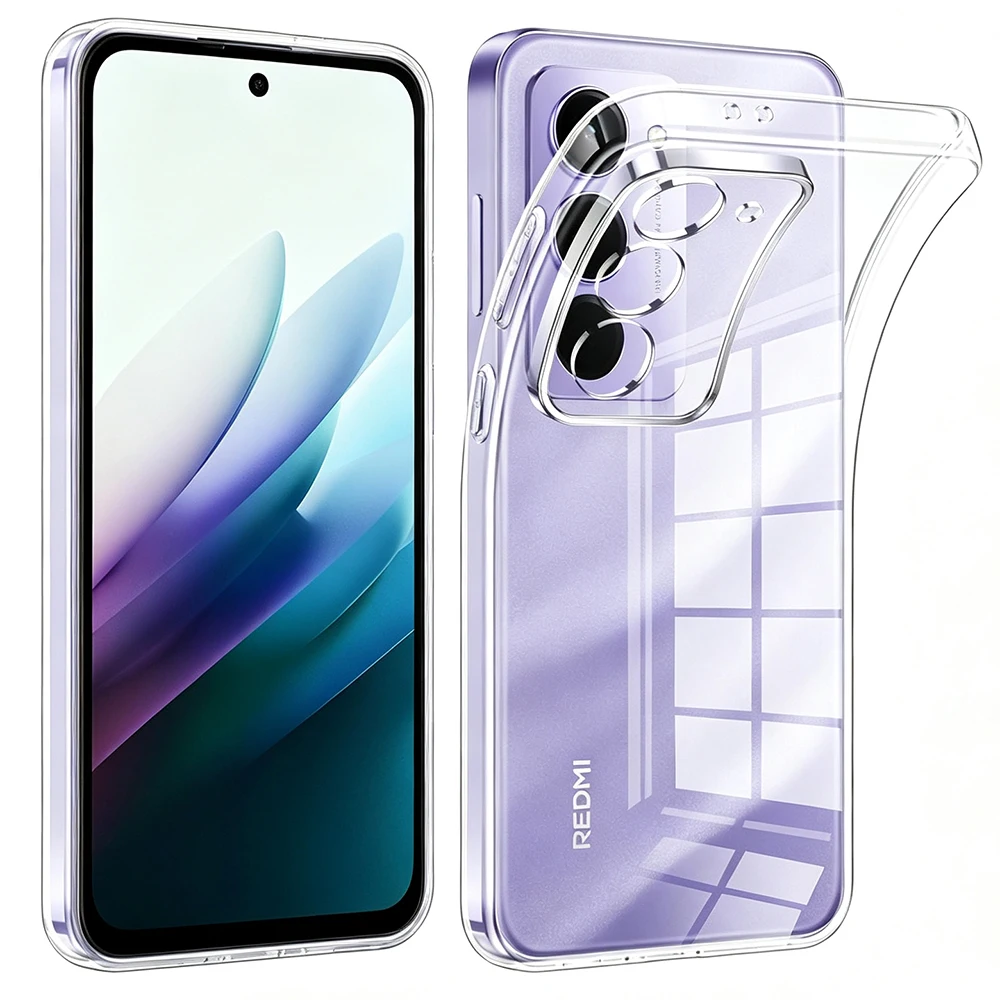 Ultra Thin Transparent Shockproof Silicone Phone Case