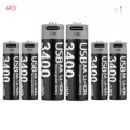 USB AA 3400mWh 6PC
