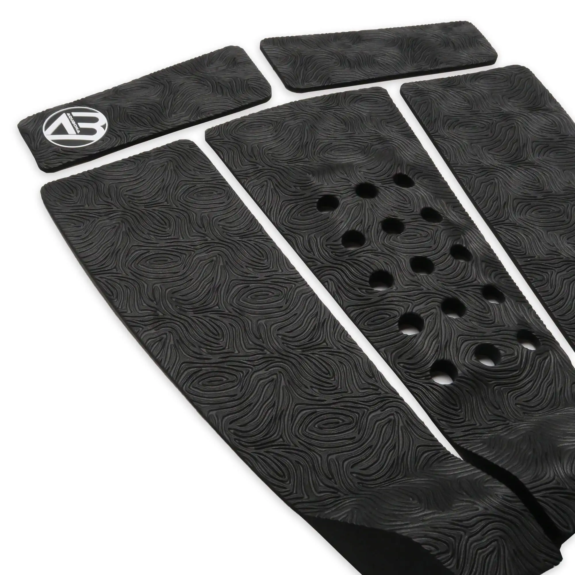 Surfboard EVA Traction Pad 5 Piece Stomp Pad with 3M Adhesive Professional Tail Pad Applies All Boards surfboard traction pad