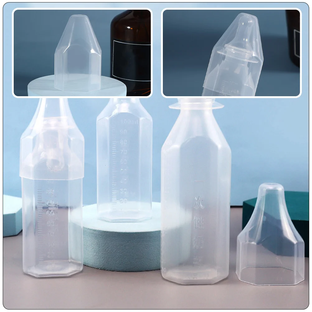 5Pcs Disposable Milk Bottle Standard Mouth Infants Feeding Bottles Once Off Nursing Baby Storage Travel Portable