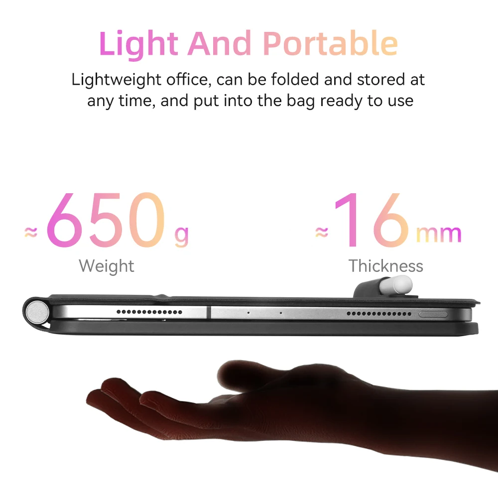 Tablet Keyboard Case Magic Keyboard for iPad Pro 11 iPad Air 4/5/6 10th Gen 12.9 13