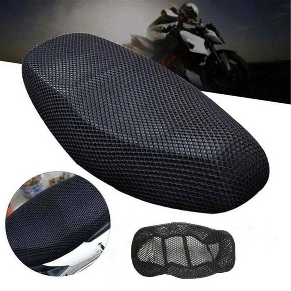 

1pcs Motorcycle Cushion Cover 85*60CM Polyester 3D Spacer Mesh Heat-resistant, Breathable, Moisture-proof, Mildew-proof And Elas