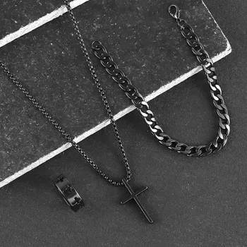 Bestseller New 3Pcs Cross Jewelry Set 1